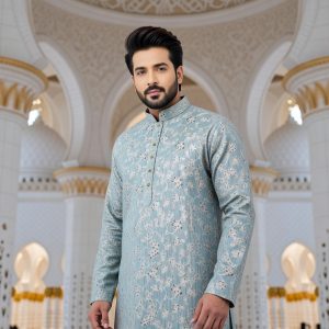 Luxury katan- sky blue